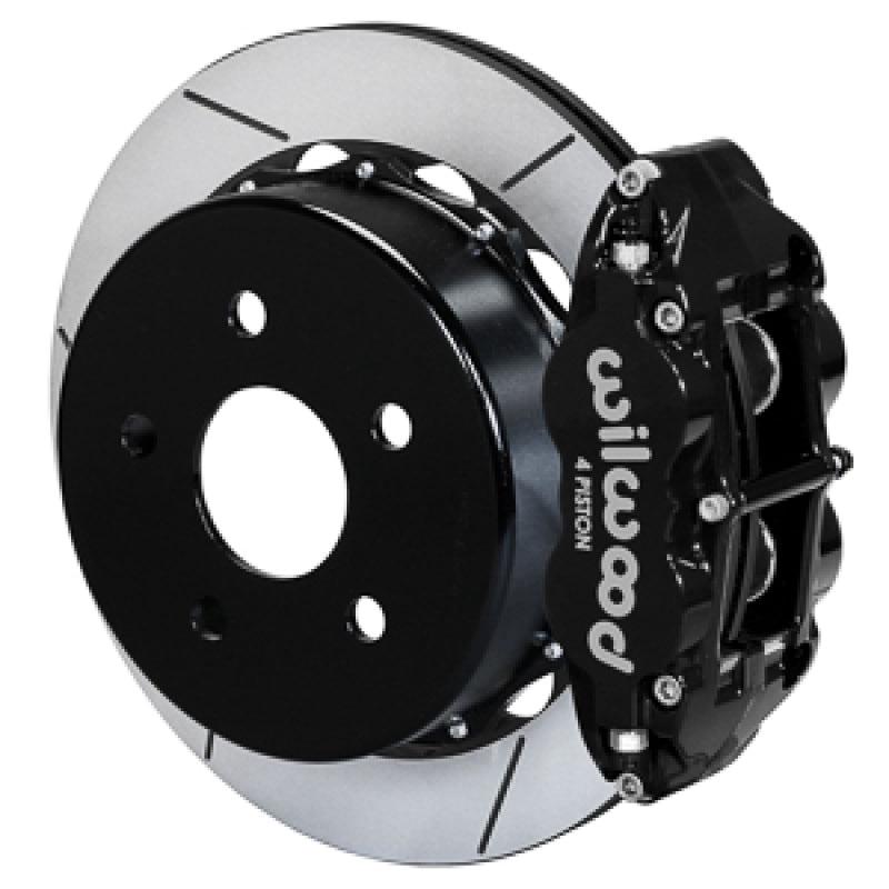 Wilwood 18-21 Jeep Wrangler Narrow Superlite 4R Rear Brake Kit Slotted 13.50in Rotor w/Lines - Black