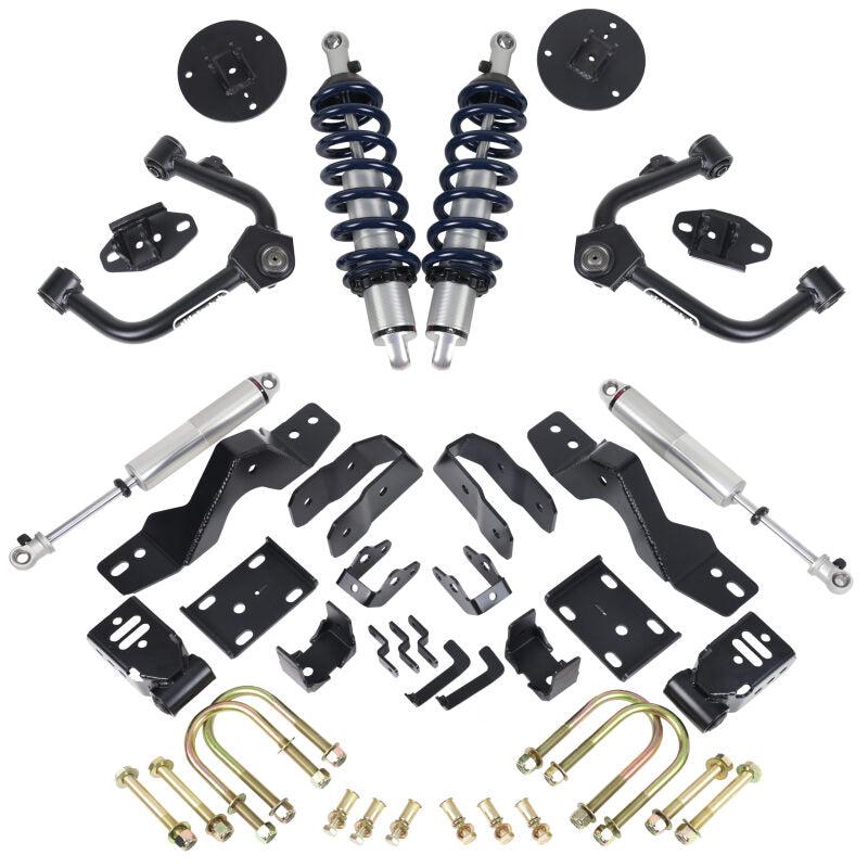 Ridetech 19-25 GM Silverado/Sierra 1500 4WD Lowering Kit - Group B Axle Type
