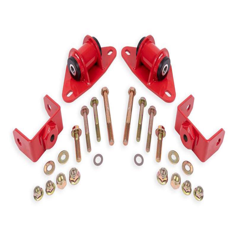 BMR 14-19 Chevrolet Corvette Motor Mount Kit - Red