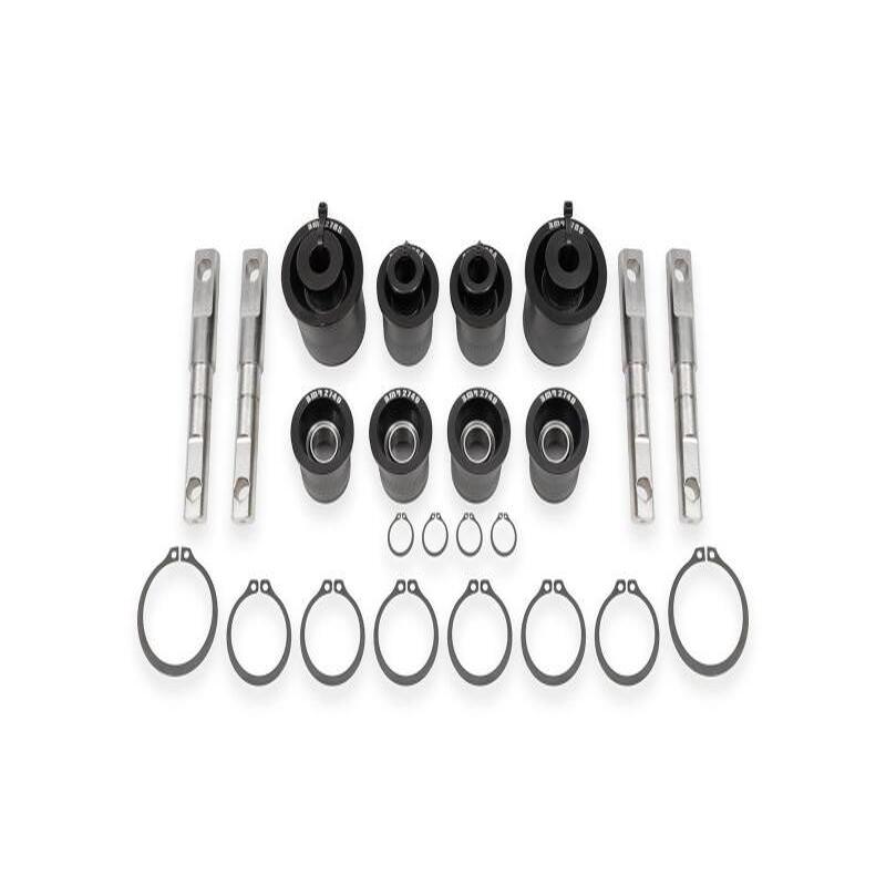 BMR 97-04 Chevrolet Corvette C5 / 05-13 C6 Front Upper & Lower Control Arms Bearing Kit - Black