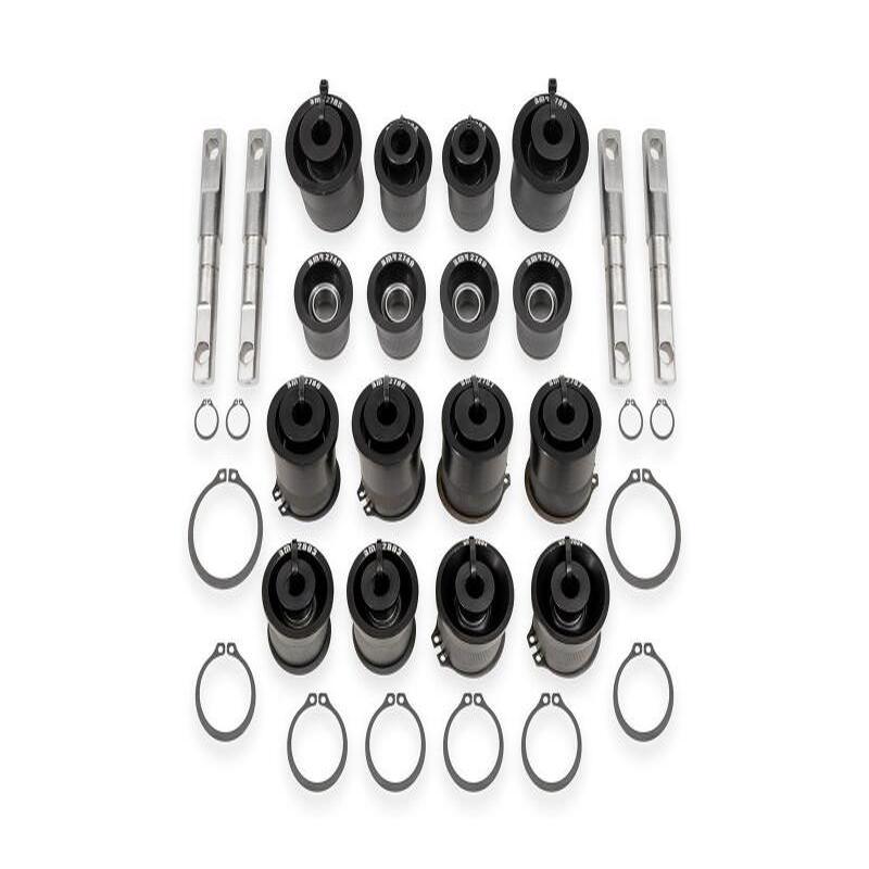 BMR 97-04 Chevrolet Corvette C5 / 05-13 Corvette C6 Front & Rear Control Arms Bearing Kit - Black