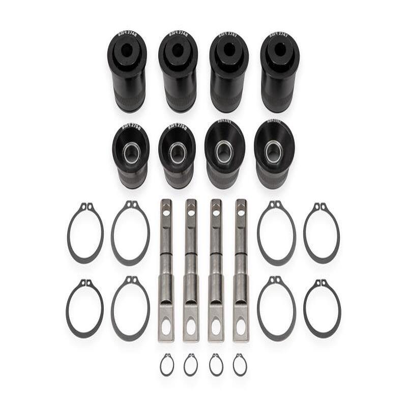 BMR 14-19 Chevrolet Corvette C7 Rear Upper & Lower Control Arm Bearing Kit - Black Anodized