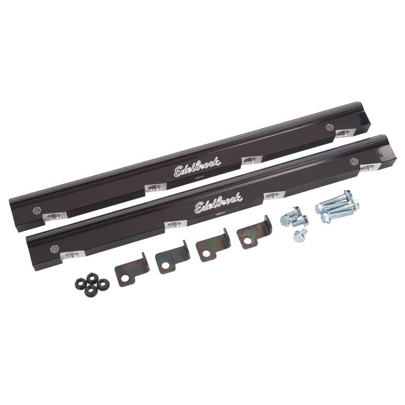 Edelbrock Fuel Rail Kit for Holden Vn 75945 Anodized Black -6 An