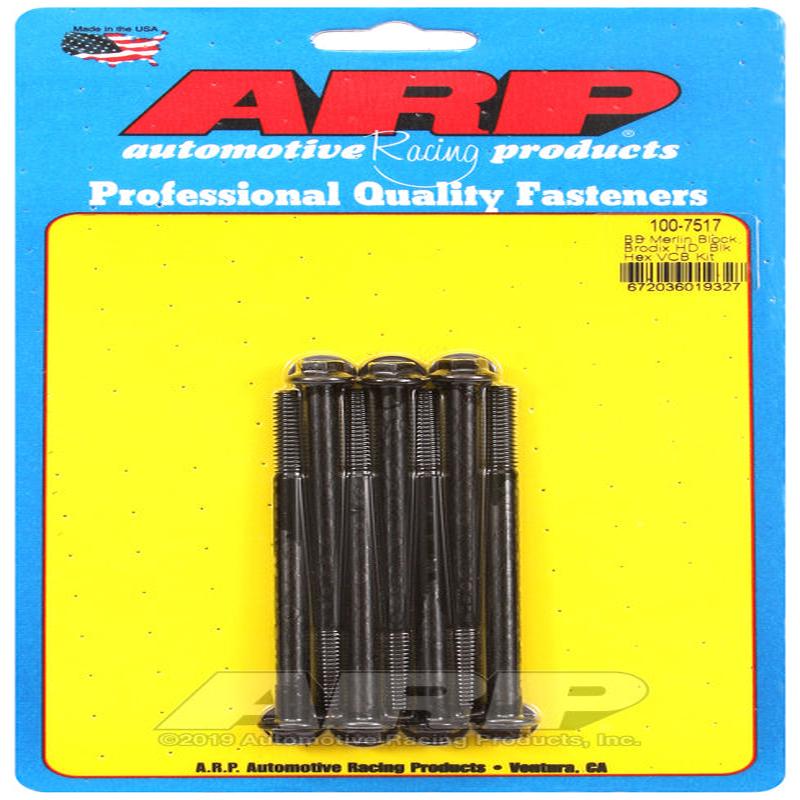 ARP Merlin block, Brodix head BB hex valve cover bolt kit
