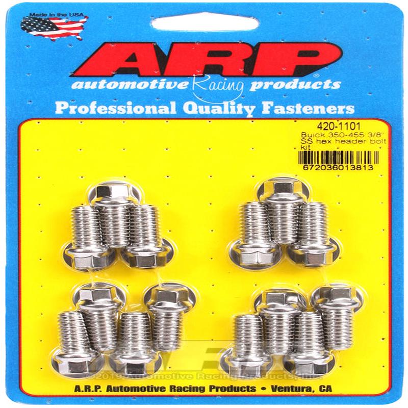 ARP Buick 350-455 3/8 SS hex header bolt kit