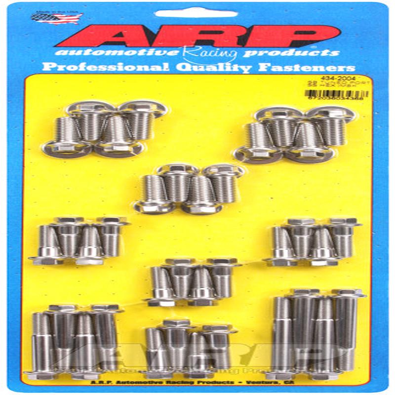 ARP SB Tuned Port complete SS hex intake manifold bolt kit