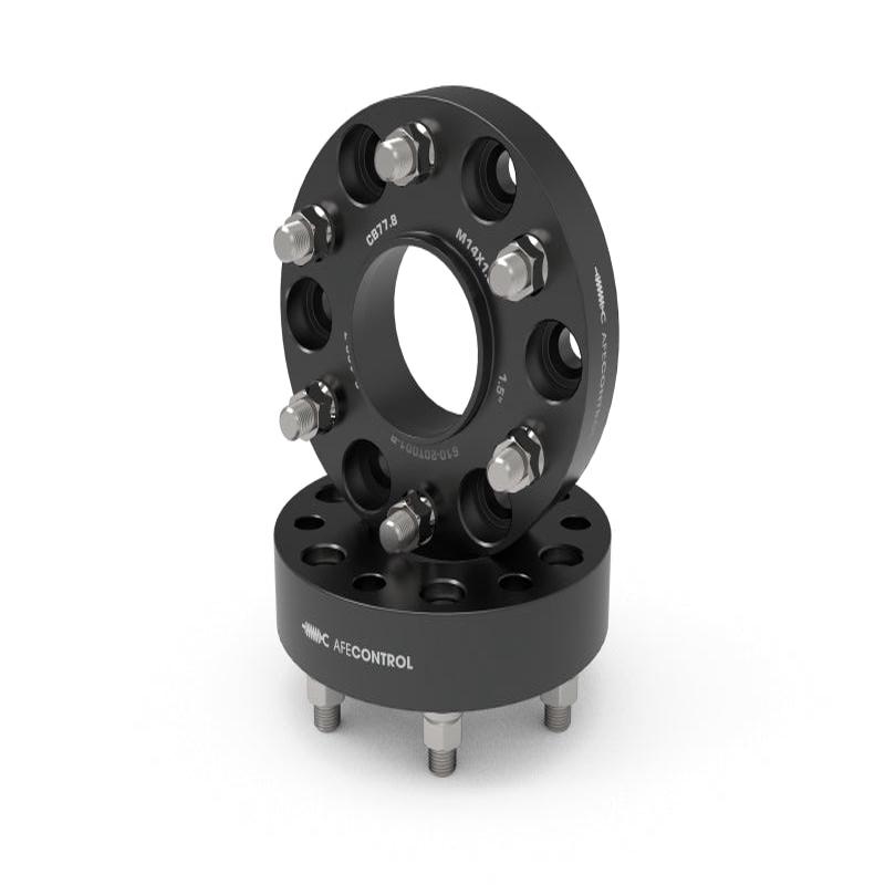 aFe CONTROL Billet Aluminum Wheel Spacers 6x5.5mm / CB 77.8mm / 1.5in - 19-25 RAM 1500