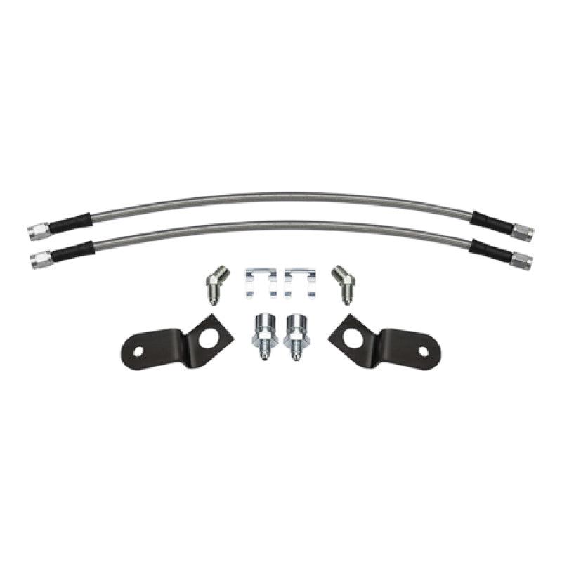 Wilwood 13-18 RAM 1500 4WD Braided Stainless Steel Flexline Hose Kit