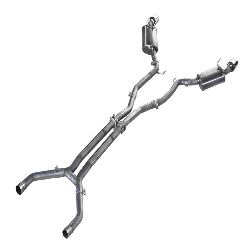 Camaro V6 2010-UP Full Catback w/ Stainless Steel Tips (DIRECT FIT TO STOCK CATS)