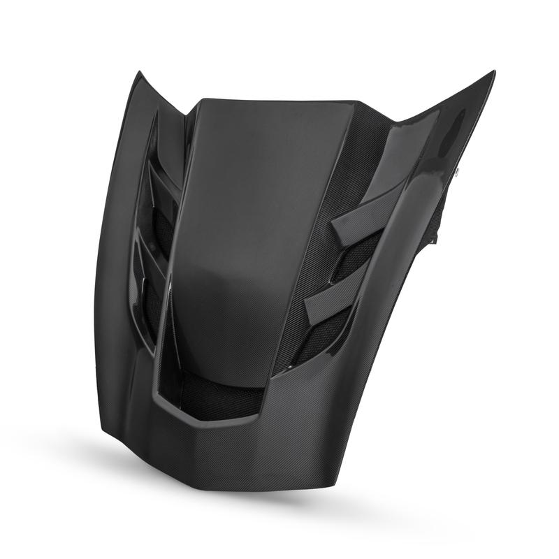 2014-2019 Corvette C7 Type-VS2 Double Sided Carbon Fiber Vented Style Hood For Stingray, Z51, Grand Sport, Z06