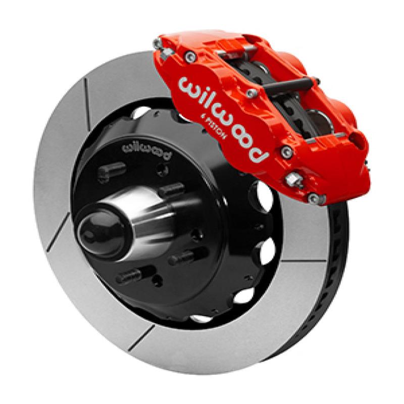 Wilwood Narrow Superlight 6R Front Truck Kit 14.00in Red 88-98 GMC Truck C1500/C2500