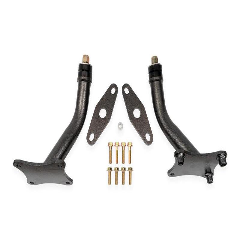 BMR 16-24 Chevrolet Camaro (6th Gen) Motor Mount Kit w/ Solid Bushings - Black Hammertone