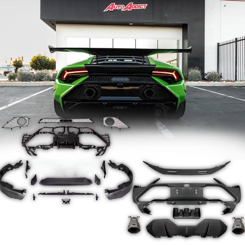 2014-2024 Lamborghini Huracan Tecnica Rear Bumper Conversion Kit