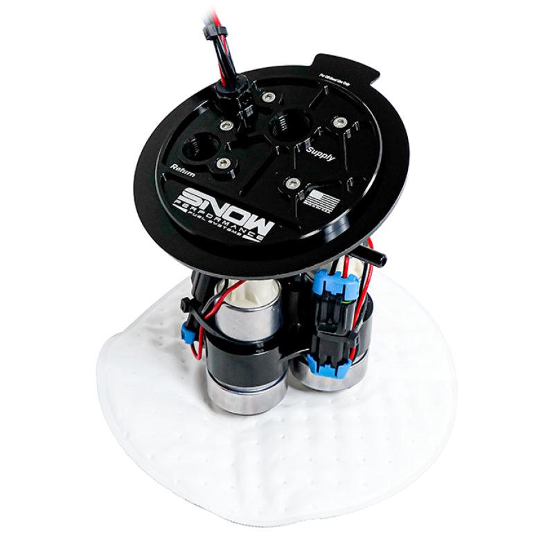 Snow Performance 2005+ Dodge Charger / 2005+ Dodge Challenger Standard Fuel Hat - Dual Pump