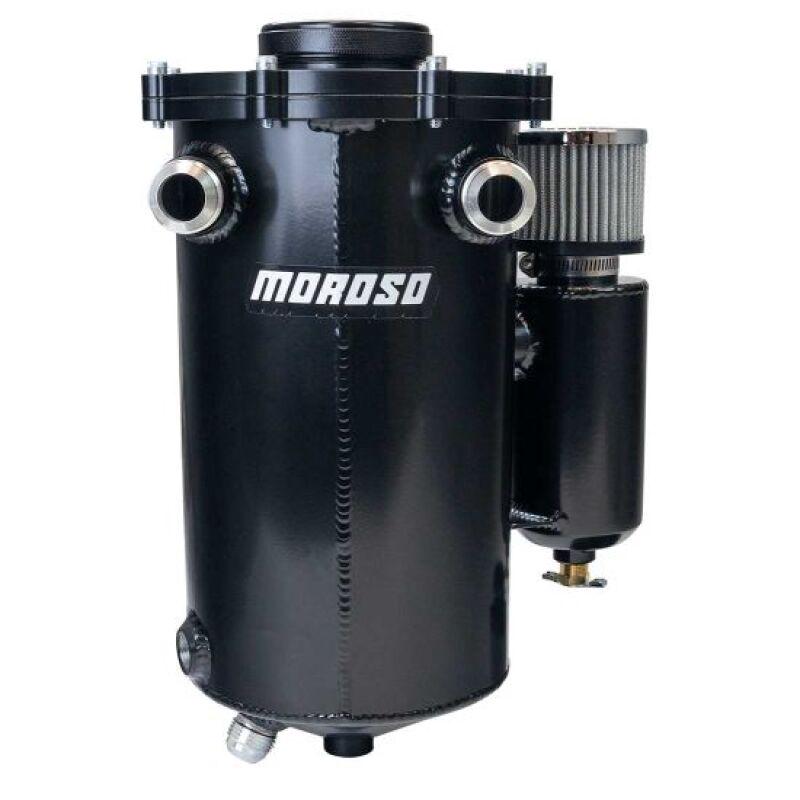 Moroso Pro Mod 7in Diameter 7qt Black PC Dry Sump Tank