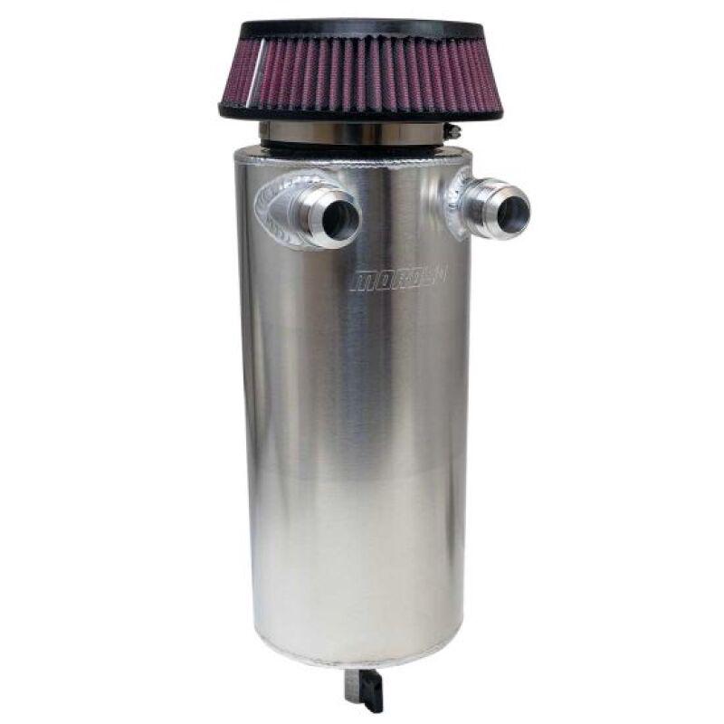 Moroso 6in Diameter Dual -16AN Inlet Aluminum Breather Tank Catch Can