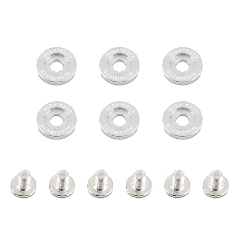 Mishimoto Small Fender Washer Kit (6pcs) - Silver