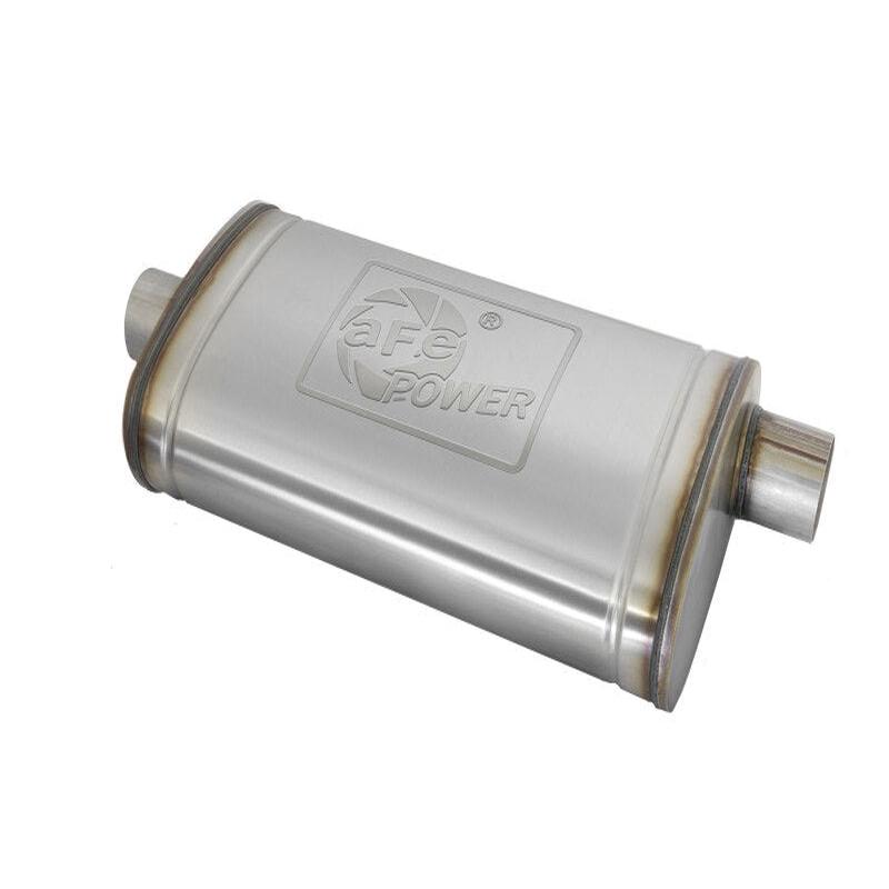 afe MACH Force-Xp Muffler 3 IN ID Center/Offset x 11 IN W x 5 IN H x 22 IN L - Oval Body