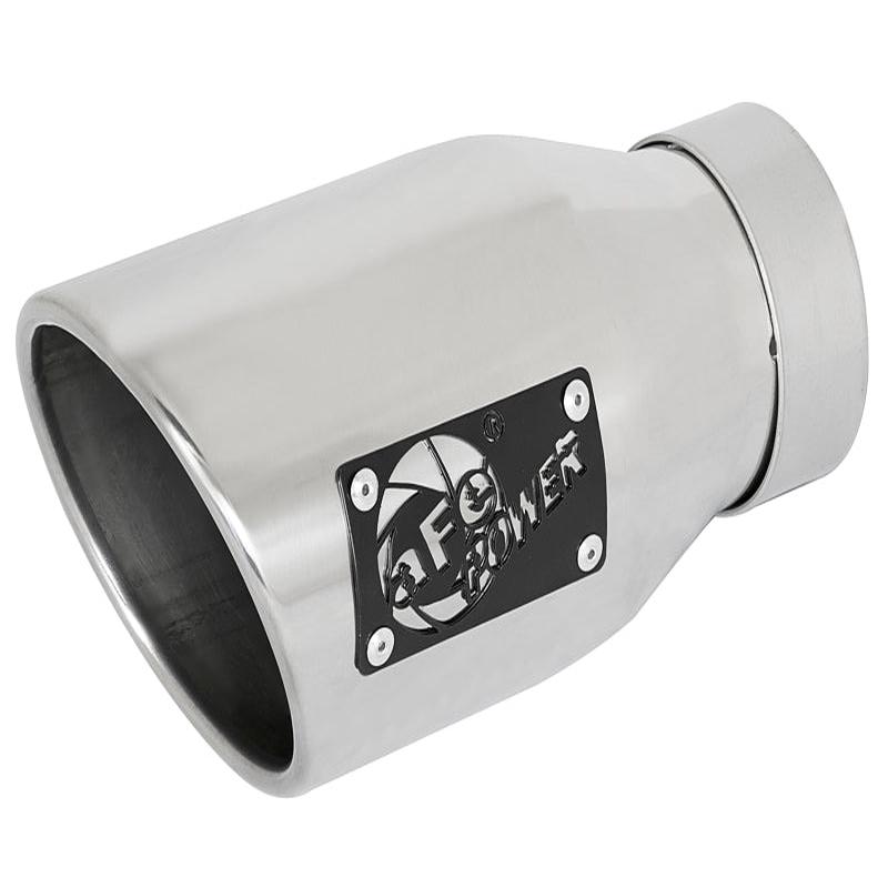 afe MACH Force-Xp Universal Exhaust Tip 3 IN Inlet x 4-1/2 IN Outlet x 9 IN L