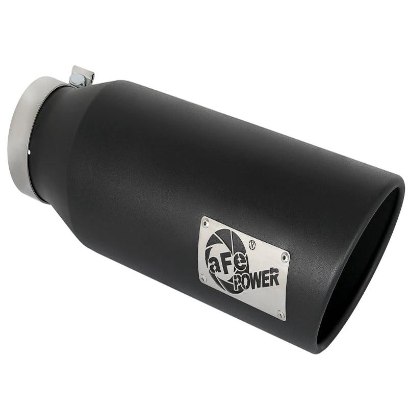 afe MACH Force-Xp Universal Exhaust Tip 4 IN Inlet x 6 IN Outlet x 18 IN L