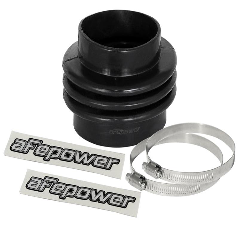 afe Magnum FORCE Intake Coupling Kit (3-1/2 IN ID to 4 IN ID x3-1/2 IN L) Straight Bellow- Black
