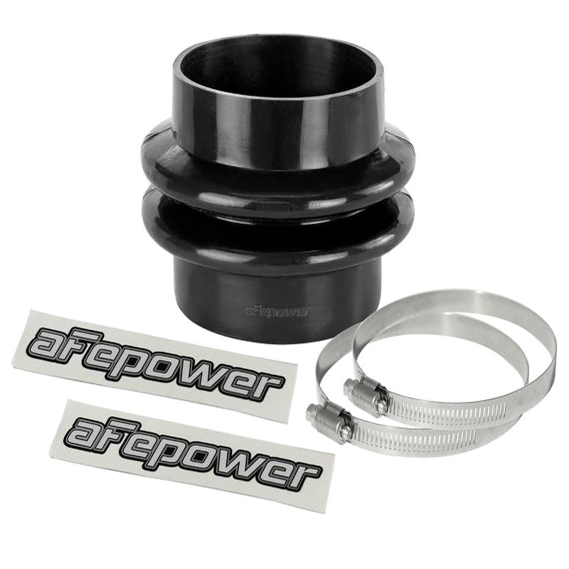 afe Magnum FORCE Intake Coupling Kit (3-1/4 IN ID x 3 IN L) Straight Bellow-Coupler - Black