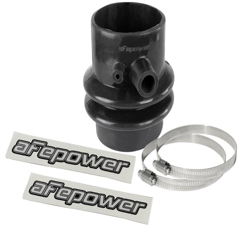 afe Magnum FORCE Intake Coupling Kit (3-1/4 IN ID x 4-1/2 IN L) Straight Bellow-Coupler - Black
