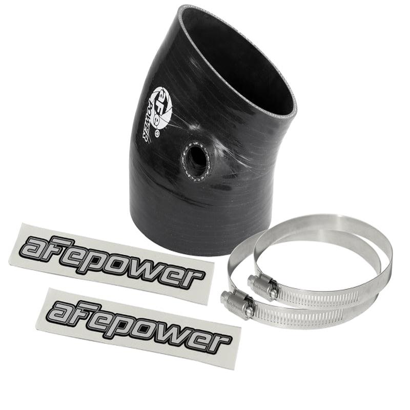 afe Magnum FORCE Intake Coupling Kit (4-3/8 IN ID to 3-3/4 IN ID x 30 Deg.) Elbow Coupler - Black