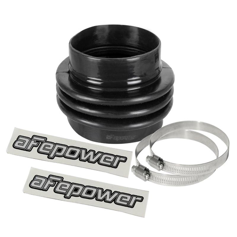 afe Magnum FORCE Intake Coupling Kit (5 IN ID to 4-1/2 IN ID x3-1/4 IN L) Straight Bellow- Black