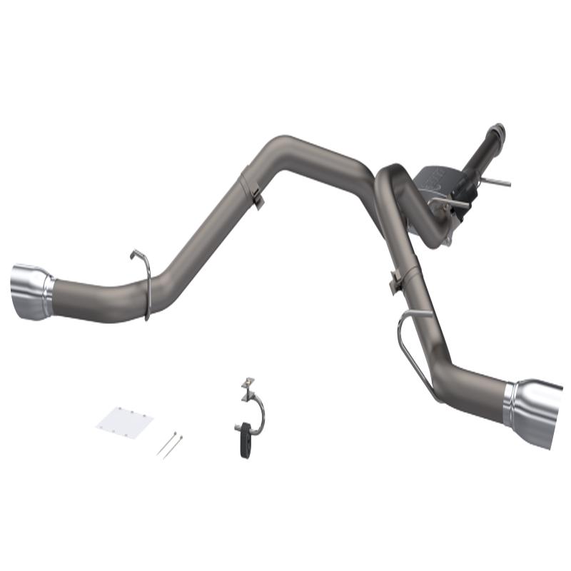 2014-2018 Silverado/Sierra QTP Screamer Split Rear Exit Cat Back