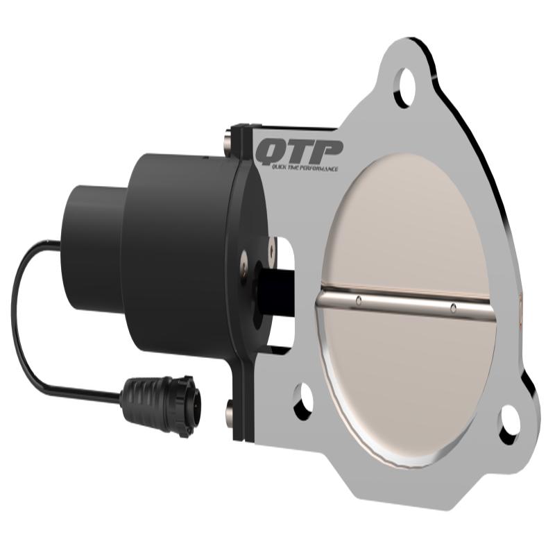 QTP 3.5in Bolt-On QTEC Electric Cutout Valve - Single